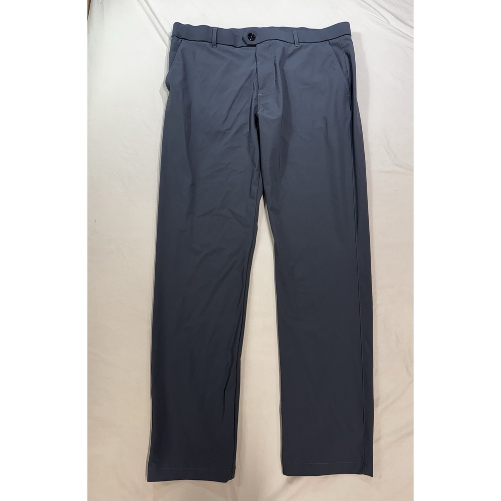 Greyson Montauk Performance Trouser Men's 36x32 Grey Golf Dress Pant EUC